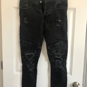 Black Mens Jean - Skinny